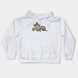 Mummy Corgi Kids Hoodie